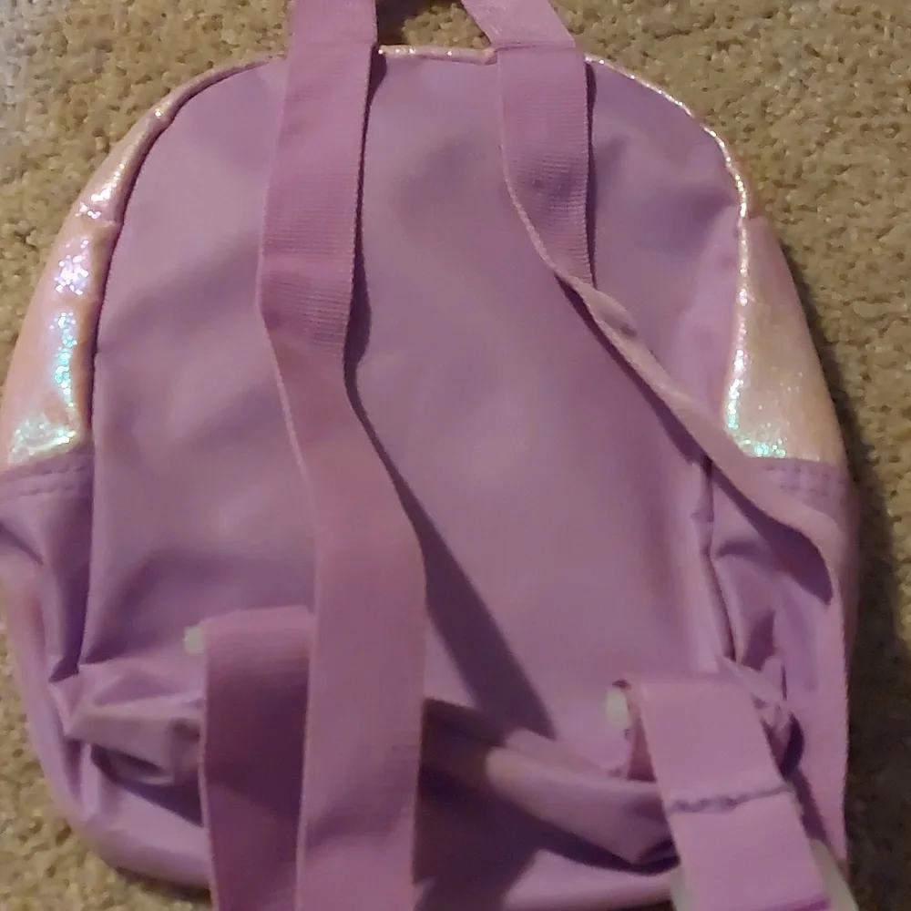 Justice Clear Mini Backpack, Pink, Butterfly - Picture 2 of 3
